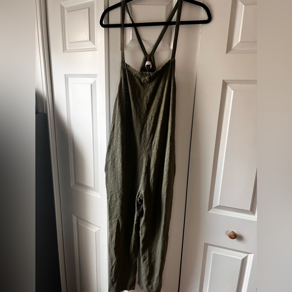 Olive green romper